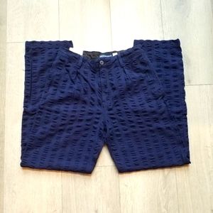 NWT Levi's navy blue Japanese fabric loose trousers size 8|29